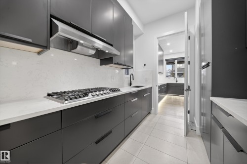 4464 Suzanna Crescent, Edmonton, AB - Indoor Photo Showing Kitchen With Upgraded Kitchen
