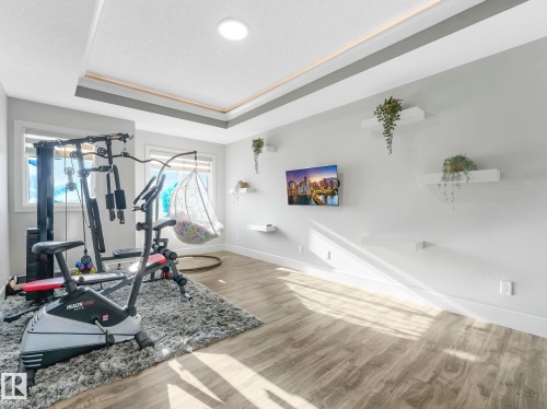 8641 Mayday Wynd, Edmonton, AB - Indoor Photo Showing Gym Room