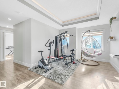 8641 Mayday Wynd, Edmonton, AB - Indoor Photo Showing Gym Room