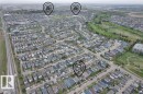 Aerial perspective of a residential community featuring established homes, paved streets, and mature landscaping - 21344 88 Avenue, Edmonton, AB  - Outdoor With View 