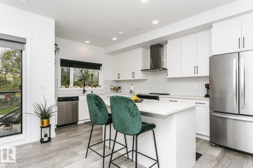 9737 101 Street, Edmonton, AB - Indoor Photo Showing Kitchen With Upgraded Kitchen