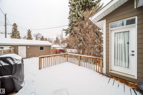 9527 75 Avenue, Edmonton, AB - Outdoor With Deck Patio Veranda With Exterior