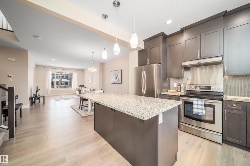 9527 75 Avenue, Edmonton, AB - Indoor Photo Showing Kitchen With Stainless Steel Kitchen With Upgraded Kitchen