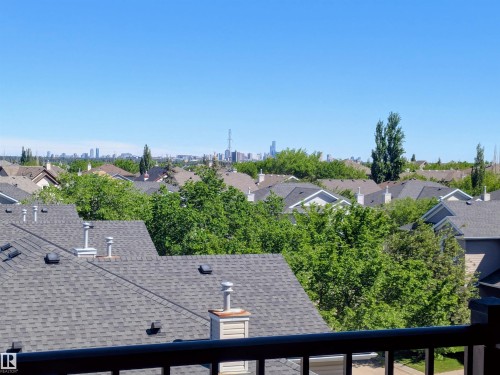 Elevated neighborhood panorama with distant city skyline - 432 1406 Hodgson Way, Edmonton, AB - Outdoor With View