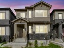 Modern two-story residence with a covered entryway - 1518 Siskin Link Link, Edmonton, AB  - Outdoor With Facade 