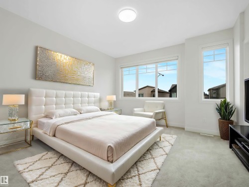 Expansive room featuring light gray walls and plush carpeting - 1518 Siskin Link Link, Edmonton, AB - Indoor Photo Showing Bedroom