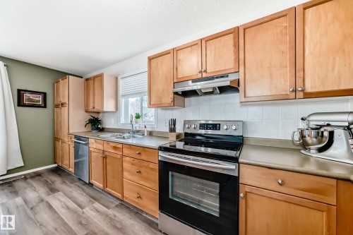 3132 33 Avenue, Edmonton, AB - Indoor Photo Showing Kitchen With Double Sink