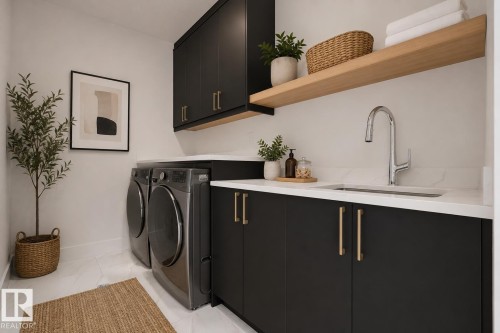 12 Cobblestone Gate, Spruce Grove, AB - Indoor Photo Showing Laundry Room