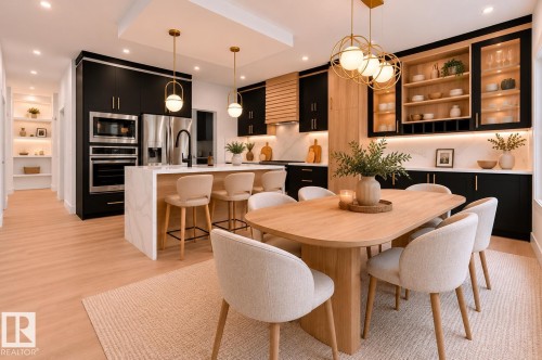 12 Cobblestone Gate, Spruce Grove, AB - Indoor Photo Showing Dining Room