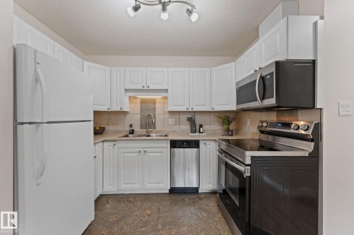 4621 126 Avenue, Edmonton, AB - Indoor Photo Showing Kitchen With Double Sink