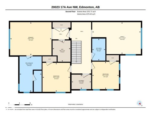 Upstairs Floor Plan - 20023 17A Avenue, Edmonton, AB - Other