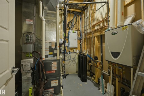 Utility room - 1 103 Allard Link, Edmonton, AB - Indoor Photo Showing Basement