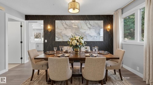 4312 41B Street, Leduc, AB - Indoor Photo Showing Dining Room