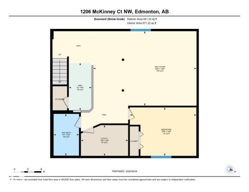 Floor plan - 1206 Mckinney Court, Edmonton, AB - Other