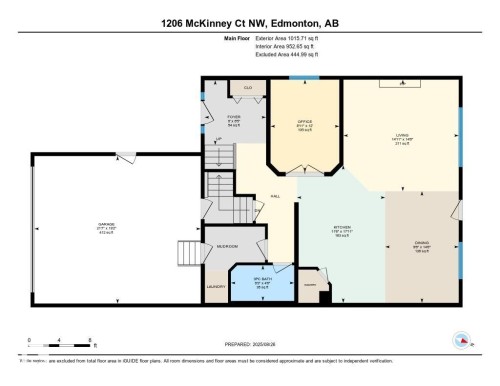 Floor plan - 1206 Mckinney Court, Edmonton, AB - Other