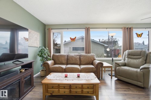 10715 52 Avenue, Edmonton, AB - Indoor Photo Showing Living Room