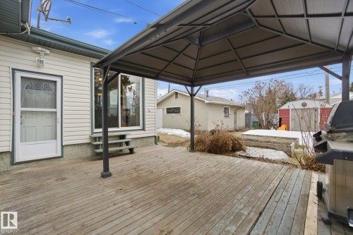10715 52 Avenue, Edmonton, AB - Outdoor With Deck Patio Veranda With Exterior