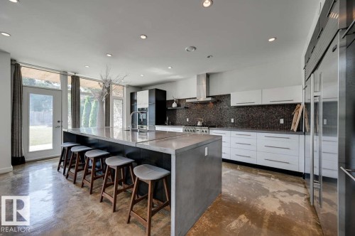 14A Birch Drive, St. Albert, AB - Indoor Photo Showing Kitchen With Upgraded Kitchen