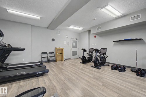 129 503 Albany Way, Edmonton, AB - Indoor Photo Showing Gym Room