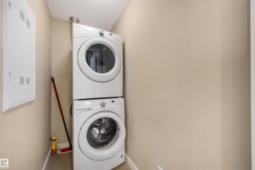 434 1008 Rosenthal Boulevard, Edmonton, AB - Indoor Photo Showing Laundry Room
