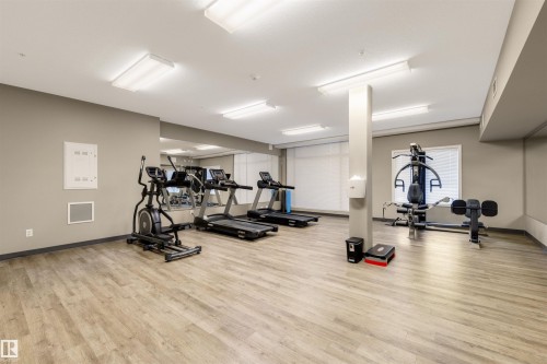 434 1008 Rosenthal Boulevard, Edmonton, AB - Indoor Photo Showing Gym Room