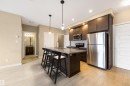 434 1008 Rosenthal Boulevard, Edmonton, AB  - Indoor Photo Showing Kitchen With Stainless Steel Kitchen 