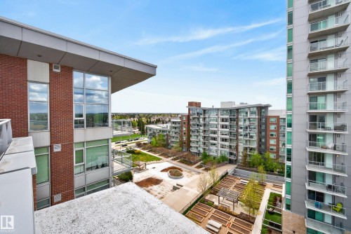 Contemporary multi-story architecture featuring extensive window lines and brick accents - 808 2612 109 Street, Edmonton, AB - Outdoor