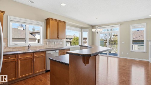 28 1251 Rutherford Road, Edmonton, AB - Indoor Photo Showing Kitchen With Double Sink