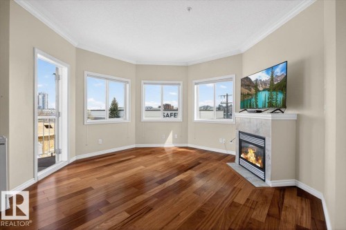 326 8528 82 Avenue, Edmonton, AB - Indoor With Fireplace