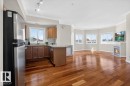 326 8528 82 Avenue, Edmonton, AB  - Indoor Photo Showing Kitchen With Fireplace 