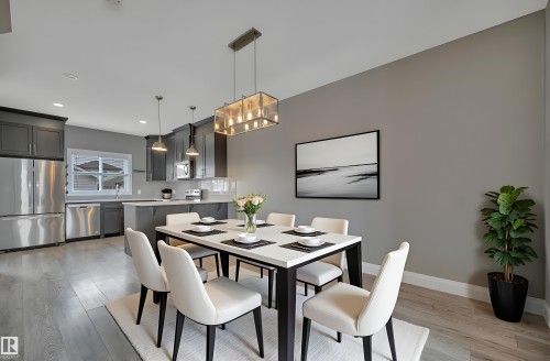 2036 South Creek Drive, Stony Plain, AB - Indoor Photo Showing Dining Room