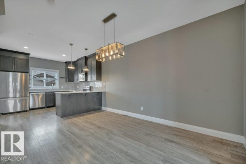 2036 South Creek Drive, Stony Plain, AB - Indoor Photo Showing Kitchen With Stainless Steel Kitchen With Upgraded Kitchen