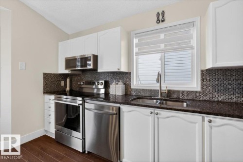18520 77 Avenue, Edmonton, AB - Indoor Photo Showing Kitchen With Stainless Steel Kitchen With Double Sink