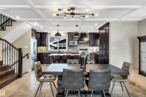 14704 88 Avenue, Edmonton, AB - Indoor Photo Showing Dining Room