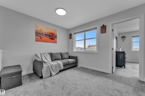 Carpeted room with light grey walls - 1118 Goldfinch Crescent, Edmonton, AB - Indoor