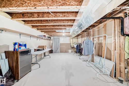 40 Heritage Crescent, Stony Plain, AB - Indoor Photo Showing Basement