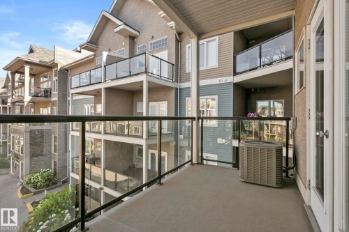 Private balcony with concrete flooring - 334 10121 80 Avenue, Edmonton, AB - Outdoor With Balcony With Exterior