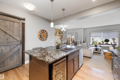 153 Sturtz Bend, Leduc, AB - Indoor Photo Showing Kitchen With Double Sink