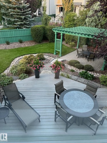 527 Hunters Green, Edmonton, AB - Outdoor With Deck Patio Veranda With Exterior