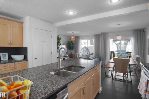 16804 53 Street, Edmonton, AB - Indoor Photo Showing Kitchen With Double Sink