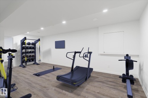 2241 Price Lane, Edmonton, AB - Indoor Photo Showing Gym Room