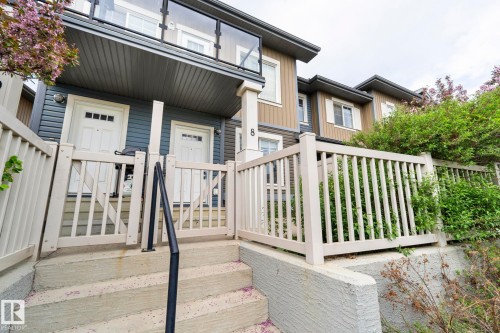 8 1030 Chappelle Boulevard, Edmonton, AB - Outdoor With Deck Patio Veranda