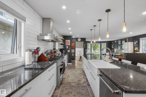 10869 94 Street, Edmonton, AB - Indoor Photo Showing Kitchen With Upgraded Kitchen