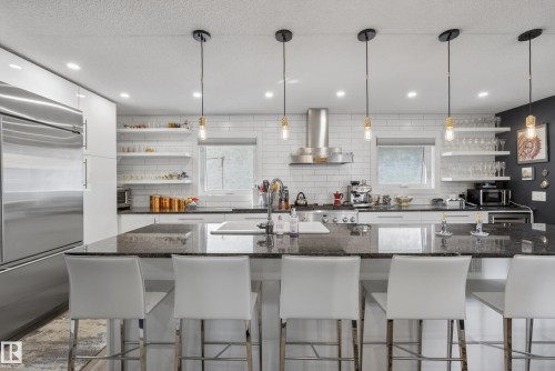10869 94 Street, Edmonton, AB - Indoor Photo Showing Kitchen With Upgraded Kitchen