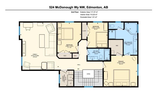 Floor plan - 524 Mcdonough Way, Edmonton, AB - Other