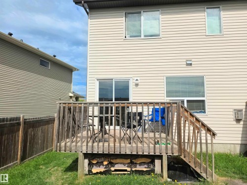 48 Dunlop Wynd, Leduc, AB - Outdoor With Deck Patio Veranda With Exterior
