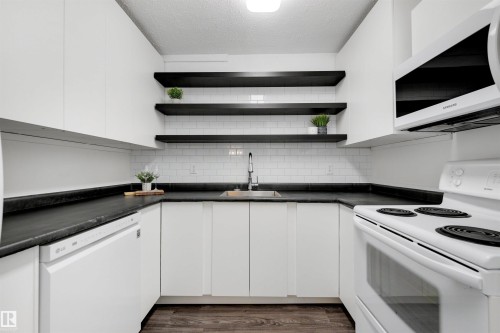 103 10138 116 Street, Edmonton, AB - Indoor Photo Showing Kitchen