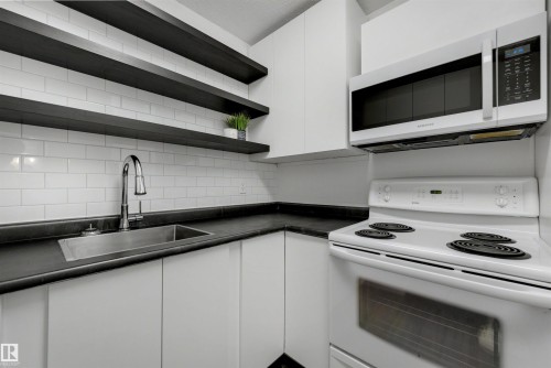 103 10138 116 Street, Edmonton, AB - Indoor Photo Showing Kitchen