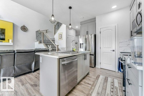 3923 40 Avenue, Beaumont, AB - Indoor Photo Showing Kitchen With Upgraded Kitchen