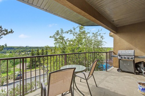 Private balcony with expansive urban and natural scenery - 303 530 Hooke Road, Edmonton, AB - Outdoor With Exterior
